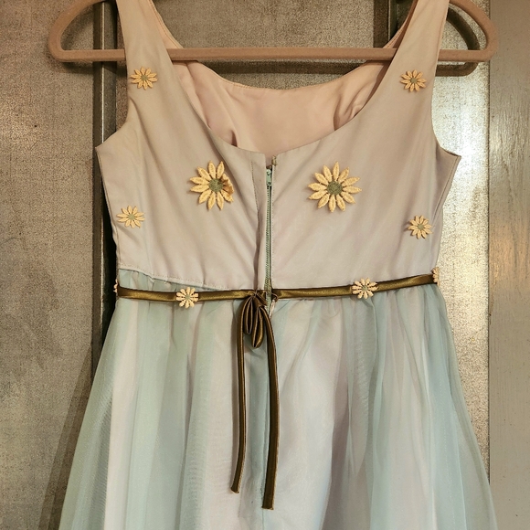 VTG Handmade 60s Baby Blue Dress - Picture 4 of 6